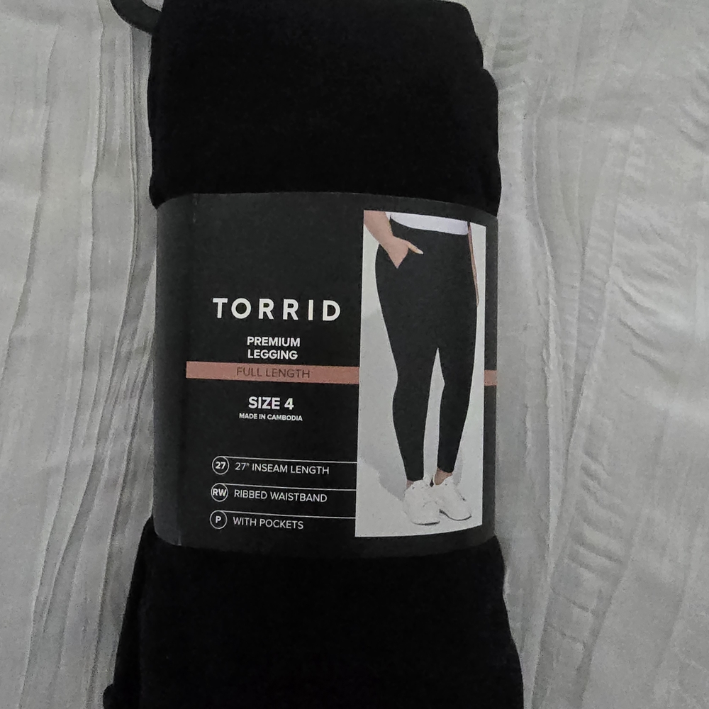 Torrid Black Full-Length Leggings